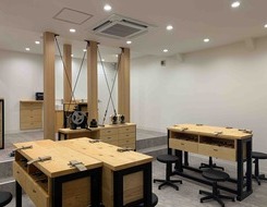 元町彫金工房の展示会ブース